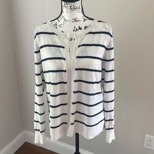 Old Navy Striped Button Up Cardigan